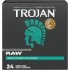 Trojan Bareskin Thin Premium Lubricated Condoms – 24 Count(24 Count-BareSkin Raw Condoms)