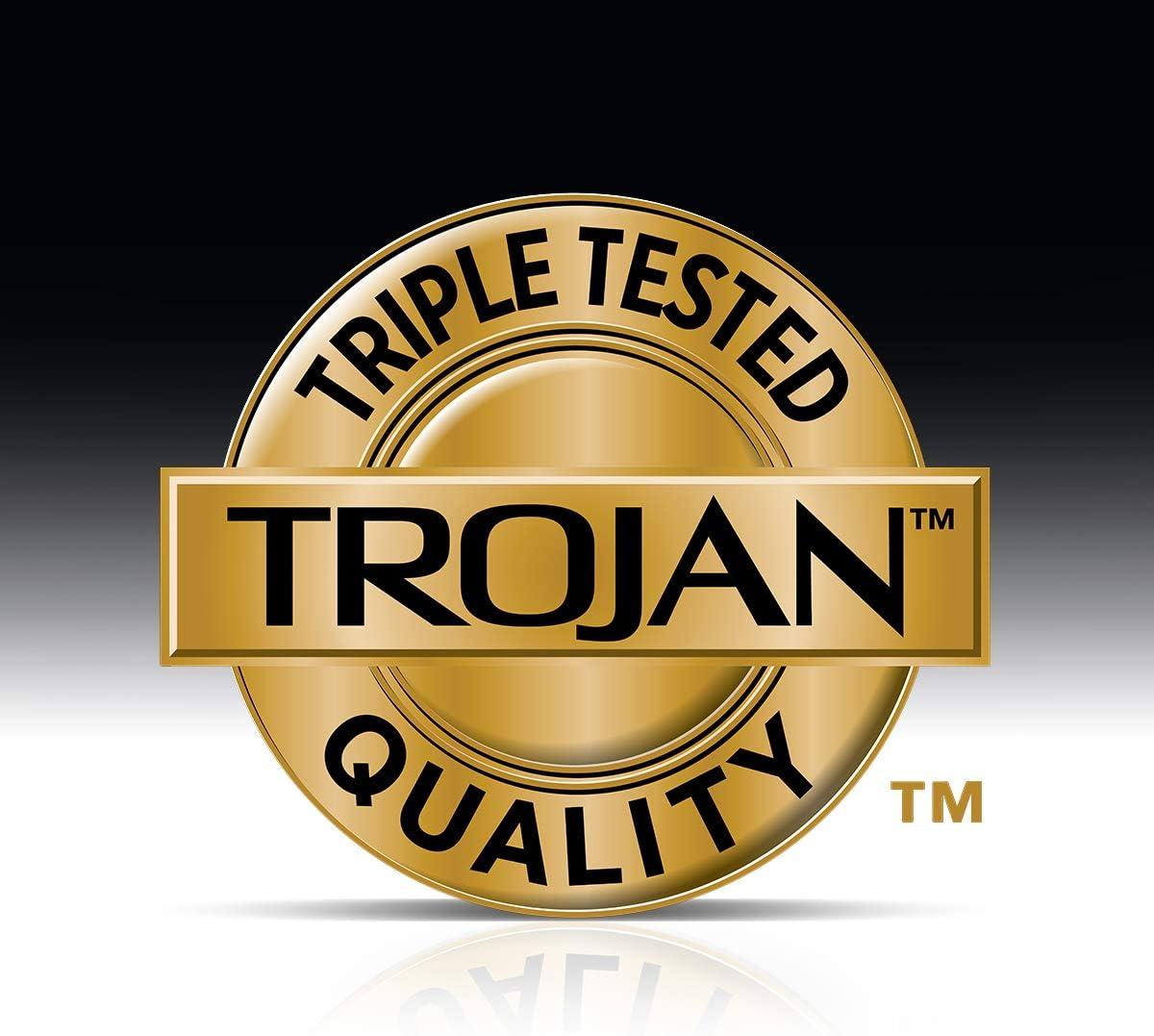 imageTROJAN Ultra Ribbed Condoms Lubricated Condoms for Men Americas Number One Condom 12 Count