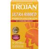 TROJAN Stimulations Ultra Ribbed Spermicidal Condoms, 12 Count(12 Count (Pack of 1))
