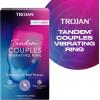 TROJAN Vibrations Tandem Couples Vibrating Ring, Personal Massager, 1 Count, Violet(1 Count (Pack of 1))