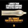Trojan Magnum Ecstasy Large Size Lubricated Condoms, 10 Count