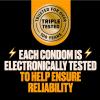 Trojan Magnum Ecstasy Large Size Lubricated Condoms, 10 Count