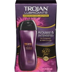 TROJAN Lubricants Arouses and Releases, Personal Lubricant, Silicone Personal Lube, 3 fl oz(Arouses & Intensifies Personal Lubricant)