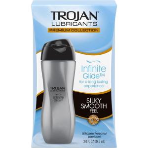 TROJAN Lubricants Arouses and Releases, Personal Lubricant, Silicone Personal Lube, 3 fl oz(Infinite Glide Personal Lubricant)