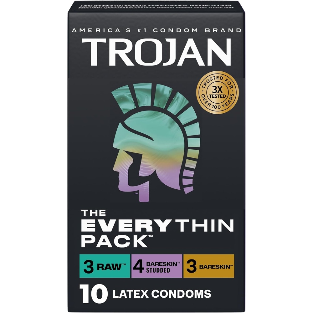 image:imageTROJAN Condoms Ultra Ribbed for Ultra Stimulation 36 Count Pack10 Count Pack of 1