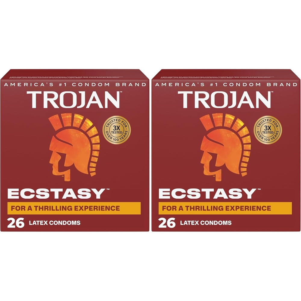 image:imageTROJAN Condoms Ultra Ribbed for Ultra Stimulation 36 Count Pack26 Count Pack of 2