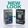 TROJAN Condoms Ultra Ribbed for Ultra Stimulation, 36 Count Pack(10 Count (Pack of 2))