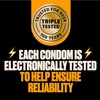 TROJAN Magnum BareSkin Premium Large Condoms, Comfortable, Smooth Lubricated Condoms for Men, 24 Count Value Pack(24 Count (Pack of 1))