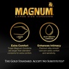 TROJAN Magnum Lubricated Large Condoms, Comfortable and Smooth Lubricated, America’s Number One Condom, 36 Count Pack(12 Count (Pack of 2))