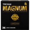TROJAN Magnum Lubricated Large Condoms, Comfortable and Smooth Lubricated, America’s Number One Condom, 36 Count Pack(36 Count (Pack of 1))
